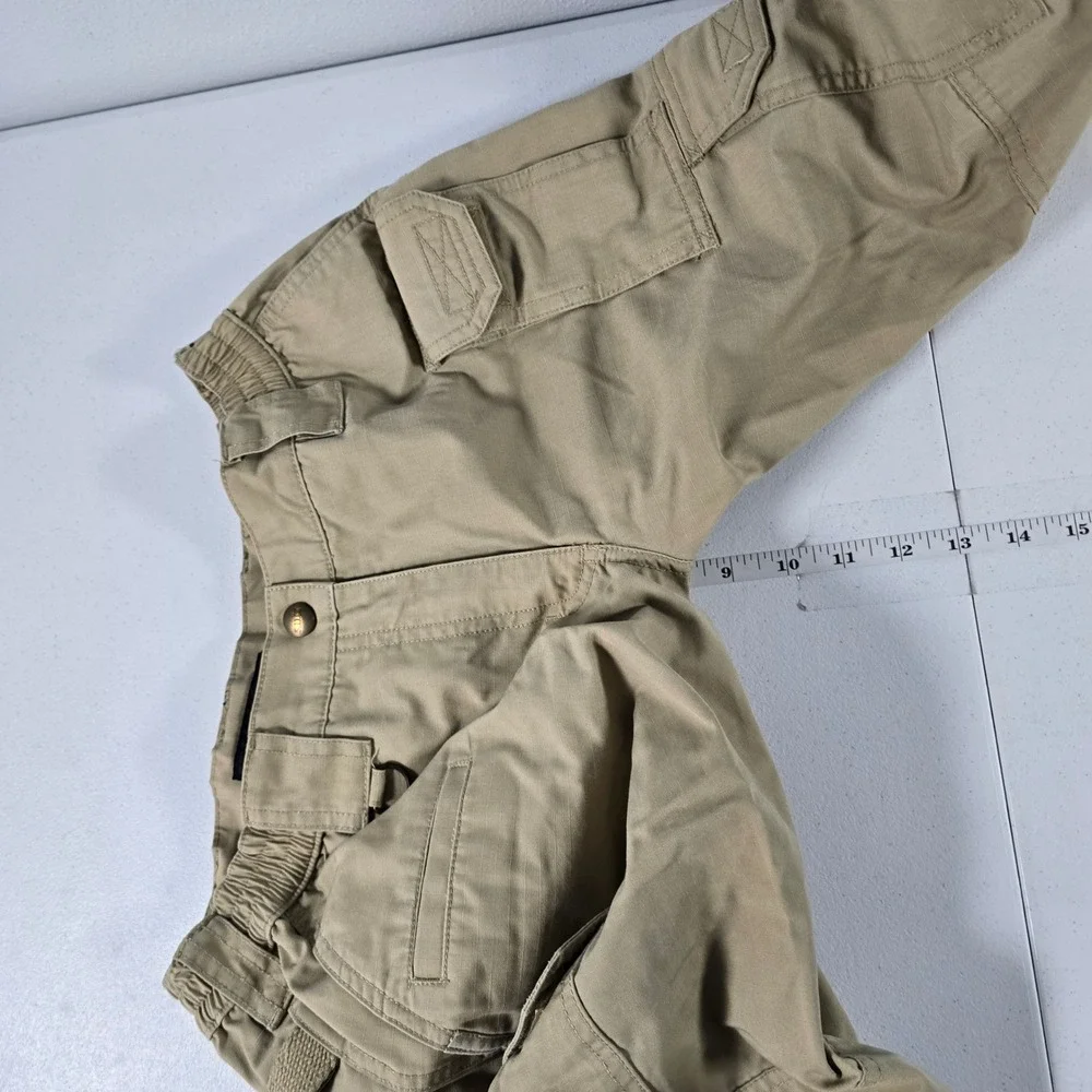 5.11 Tactical Womens Khaki Tan Ripstop Cargo Pants Size 8 Regular Utility Work - Picture 4 of 9